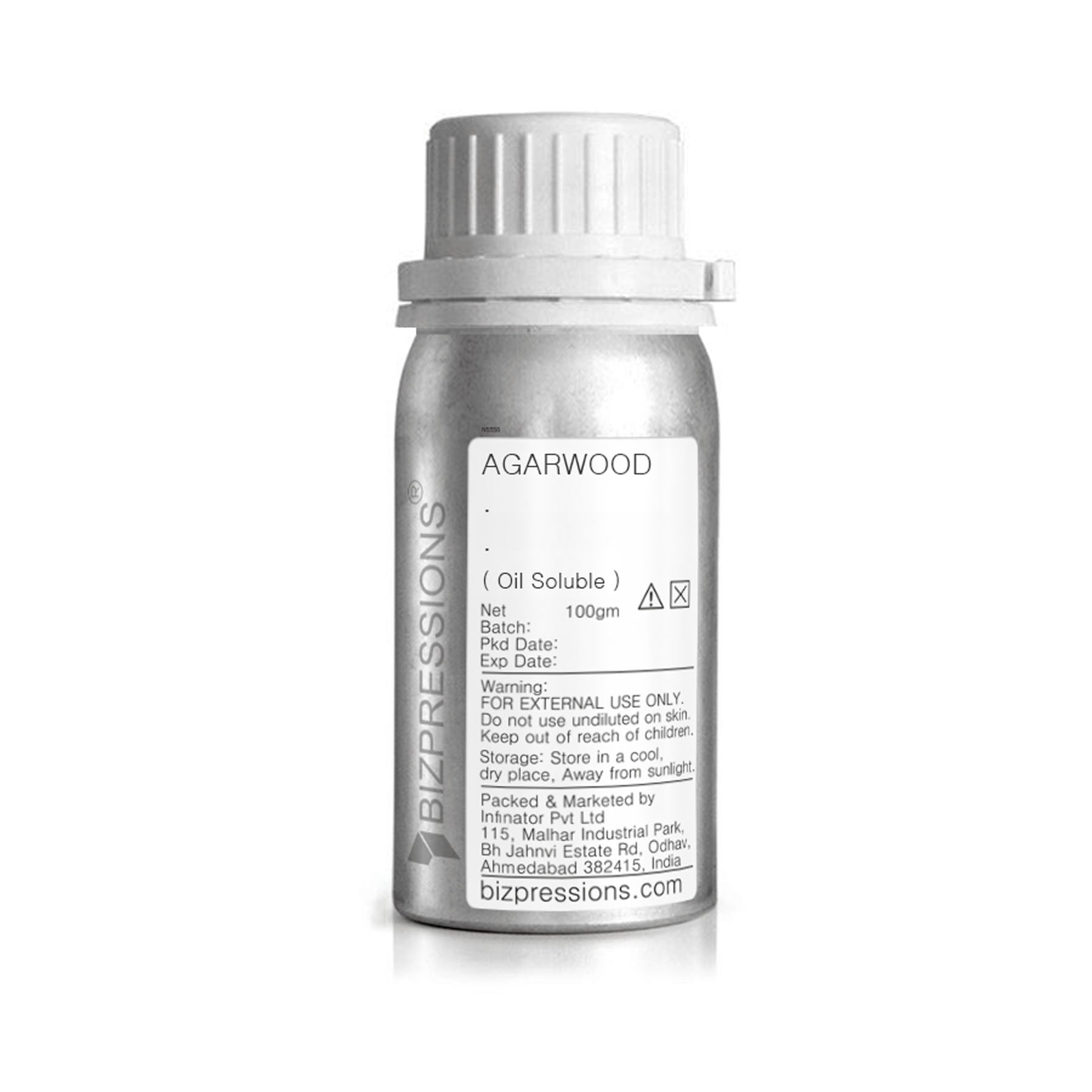 AGARWOOD - Fragrance ( Oil Soluble ) - 100 gm