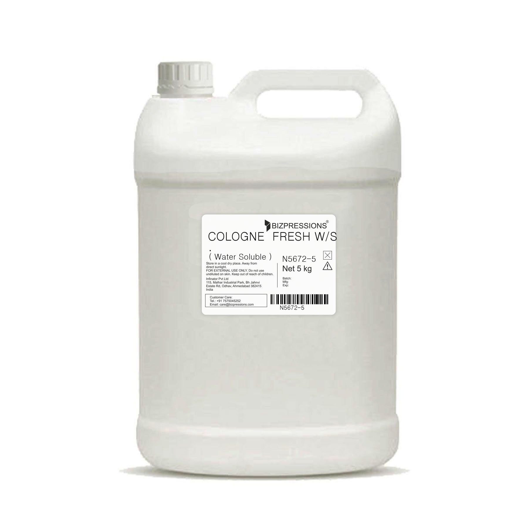 COLOGNE FRESH W/S - Fragrance ( Water Soluble ) - 5 kg