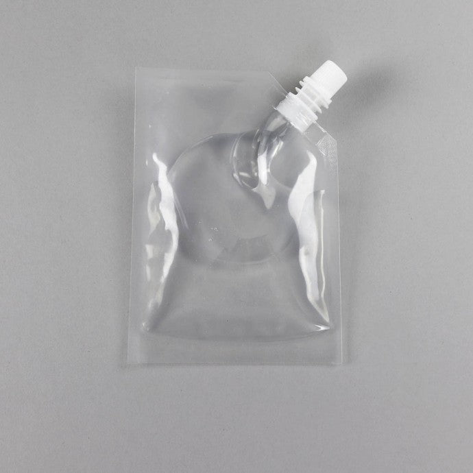 Corner Spout Pouch 10mm Neck - Filling From Pouch