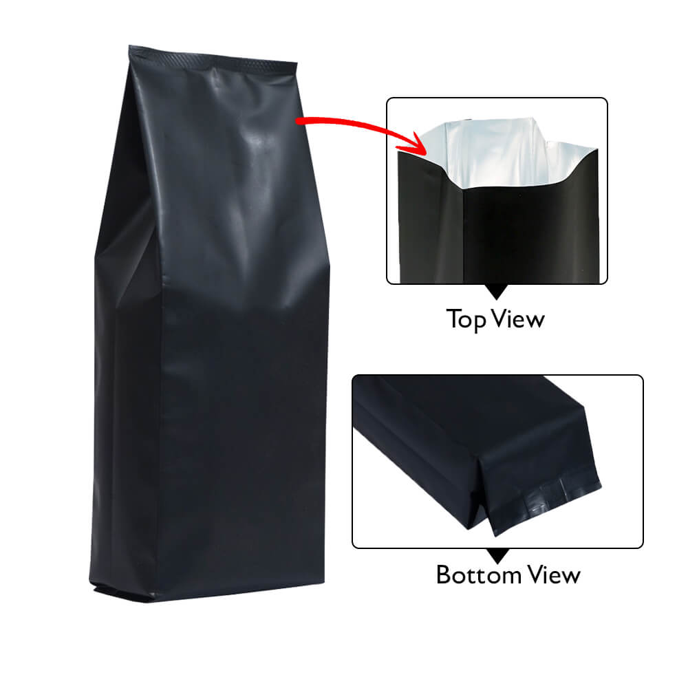 Matt Side Gusset Pouch