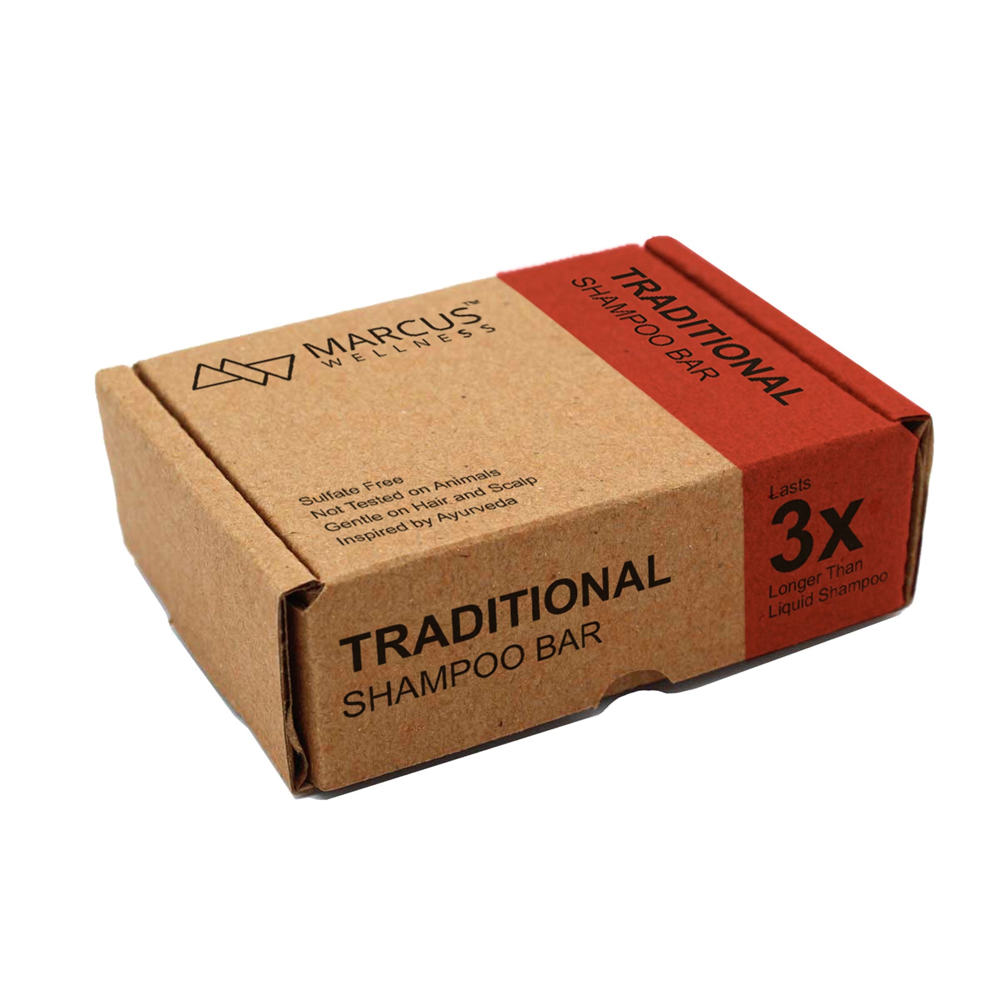 Traditional Shampoo Bar by Marcus Wellness | with Shikakai and Reetha | 3 Bar x 100gm