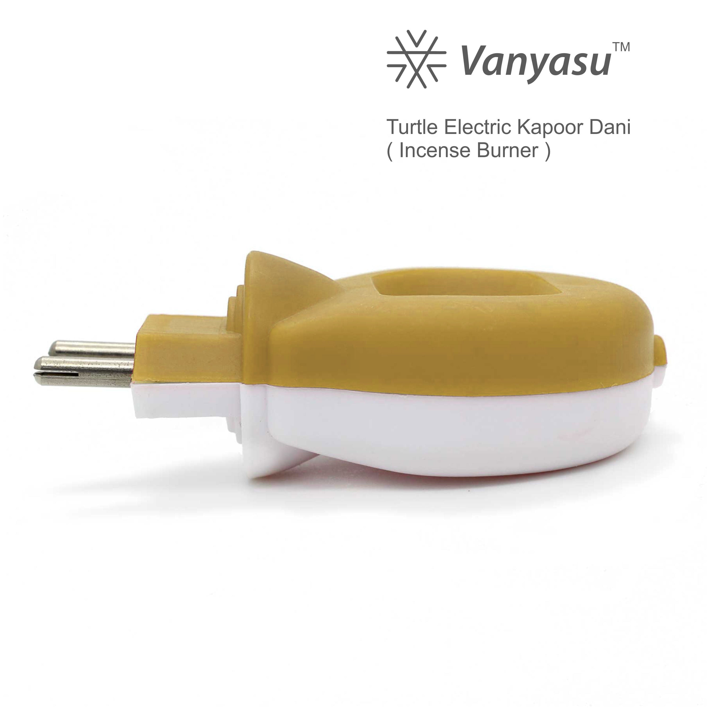 Vanyasu Electric Turtle Kapoor Dani (Incense Burner)