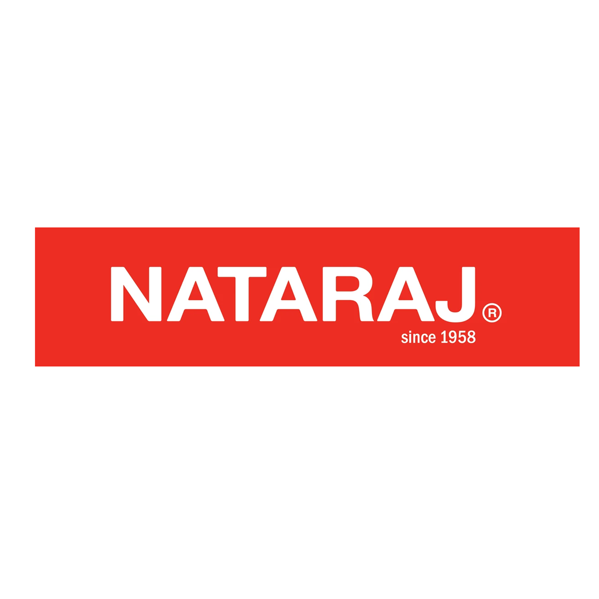 Natraaj Withe Sticker Nataraj