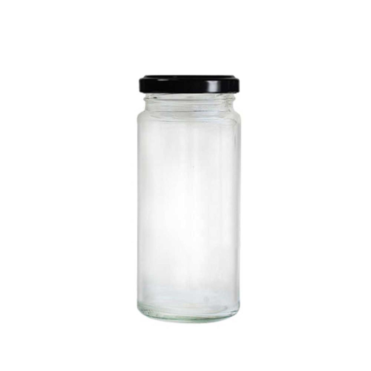 200ml Bamboo Glass Jar with 53mm Lug Cap