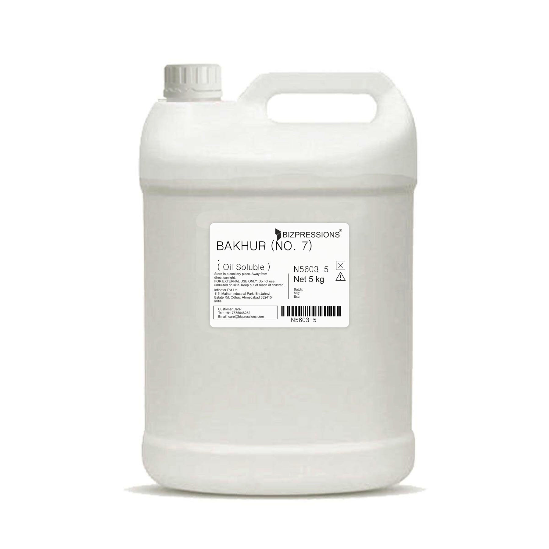 BAKHUR (NO.7) - Fragrance ( Oil Soluble ) - 5 kg