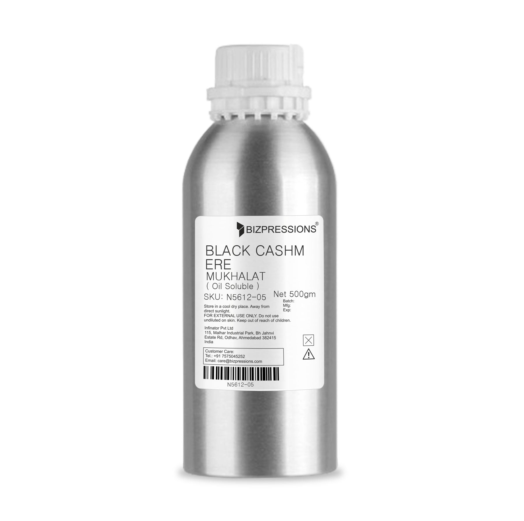 BLACK CASHMERE MUKHALAT - Fragrance ( Oil Soluble ) - 500 gm
