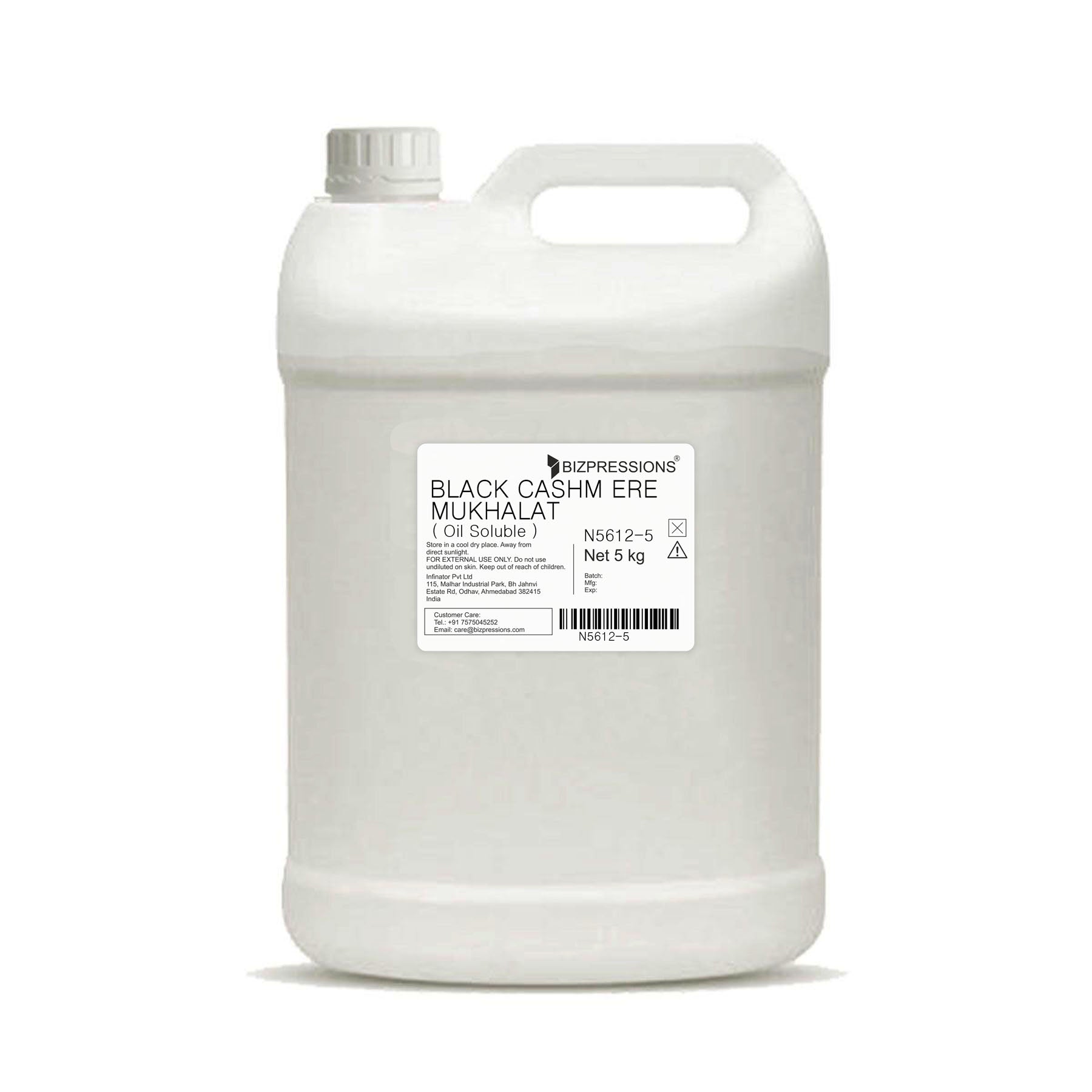 BLACK CASHMERE MUKHALAT - Fragrance ( Oil Soluble ) - 5 kg