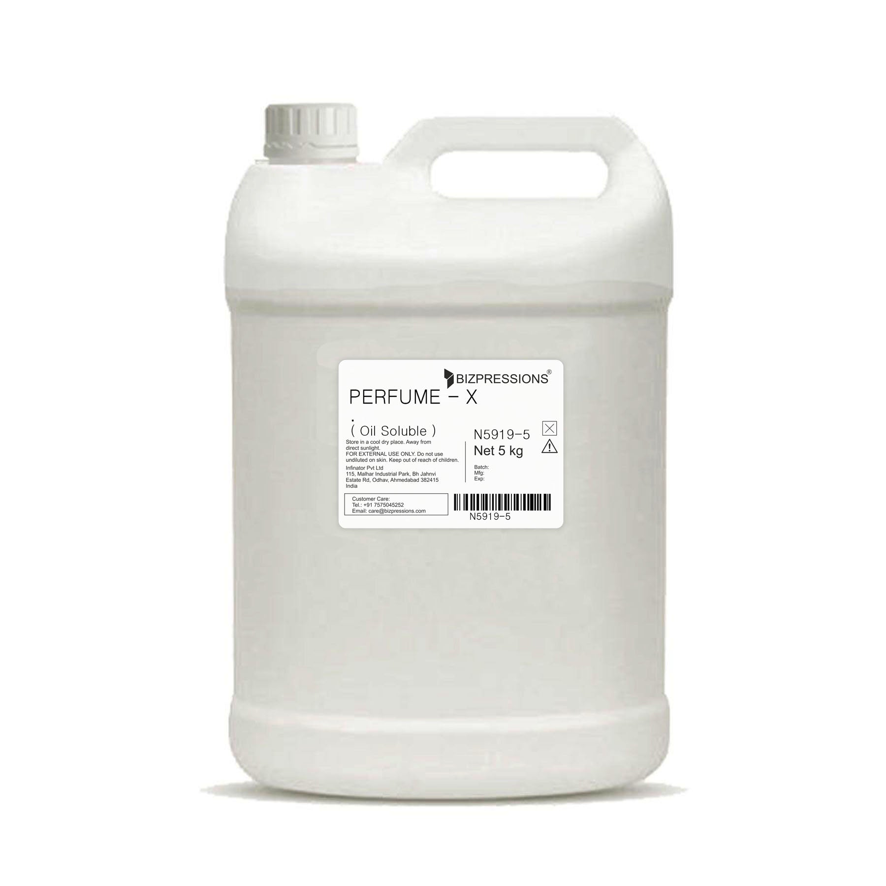 PERFUME - X - Fragrance ( Oil Soluble ) - 5 kg