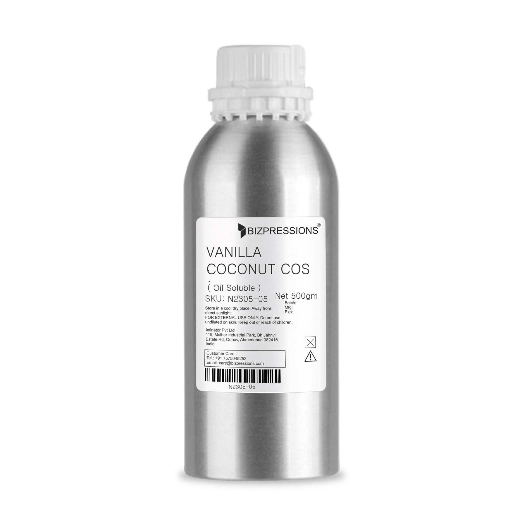 VANILLA COCONUT COS - Fragrance ( Oil Soluble ) 500 gm