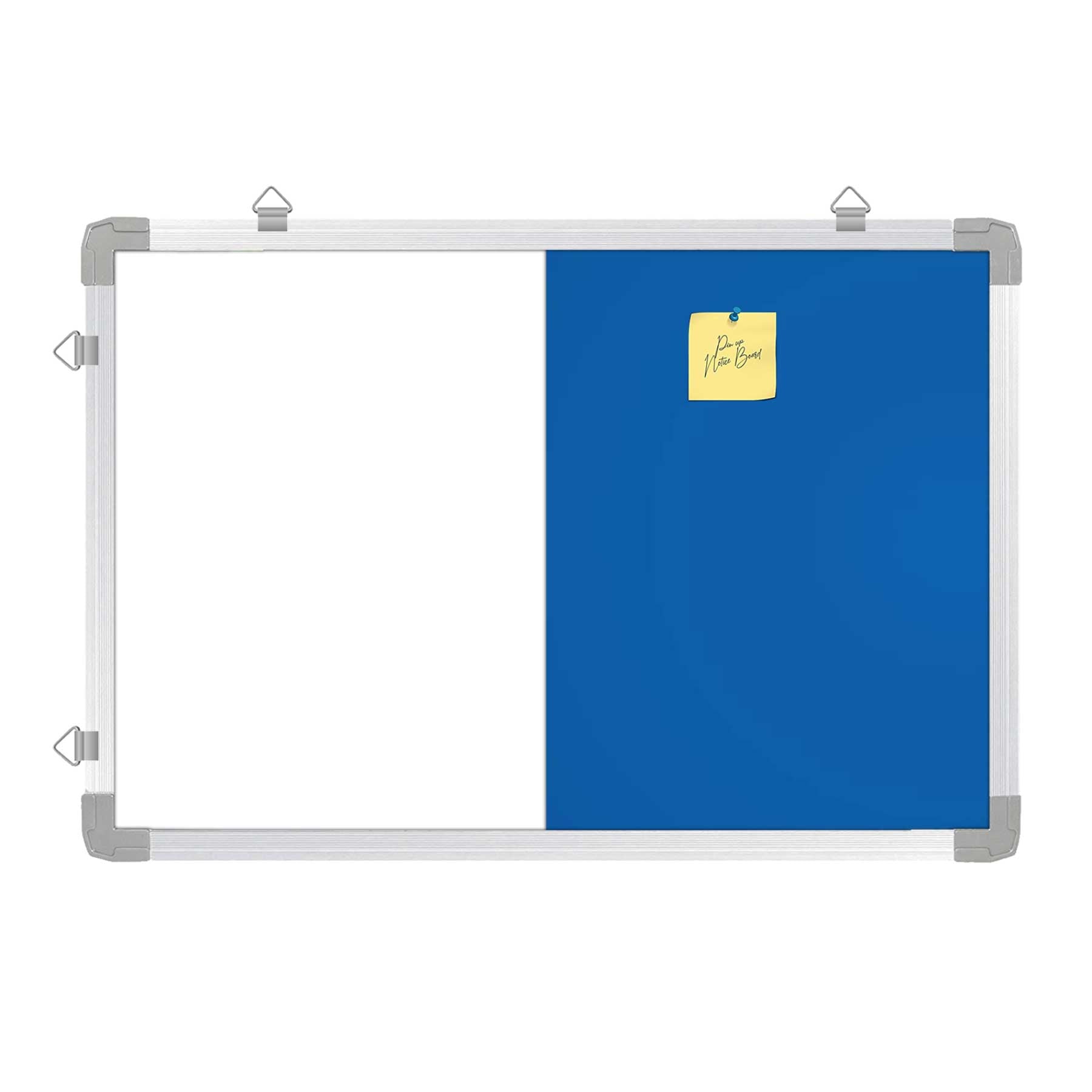 White Board and Felt Notice Pin-up Board ( Combination Board )